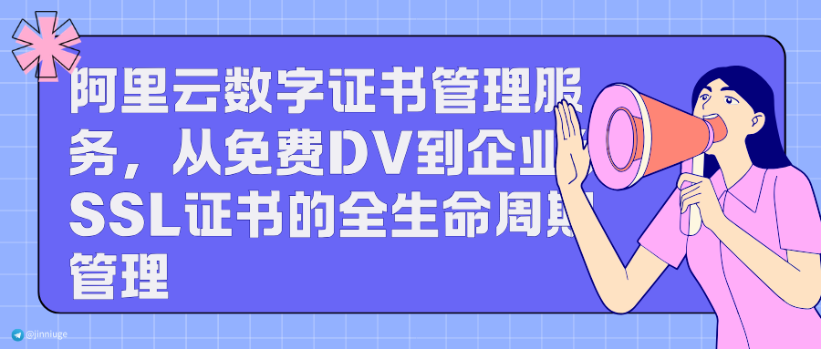阿里云数字证书管理服务，从免费DV到企业级SSL证书的全生命周期管理