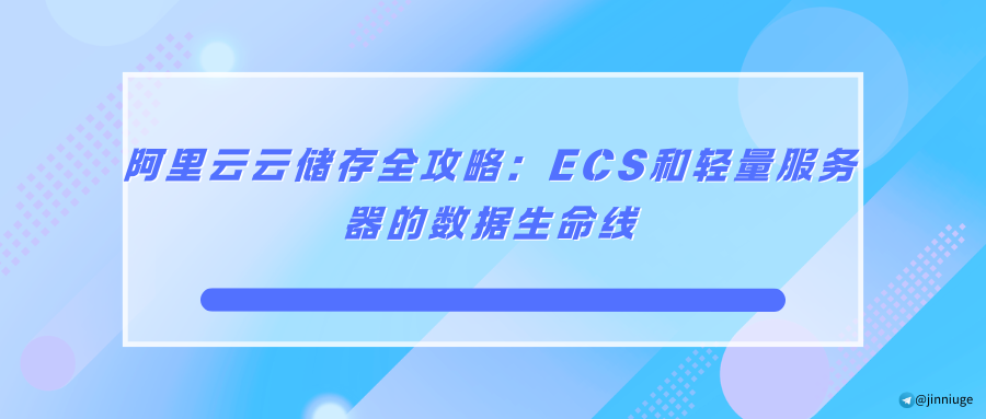 阿里云云储存全攻略：ECS和轻量服务器的数据生命线