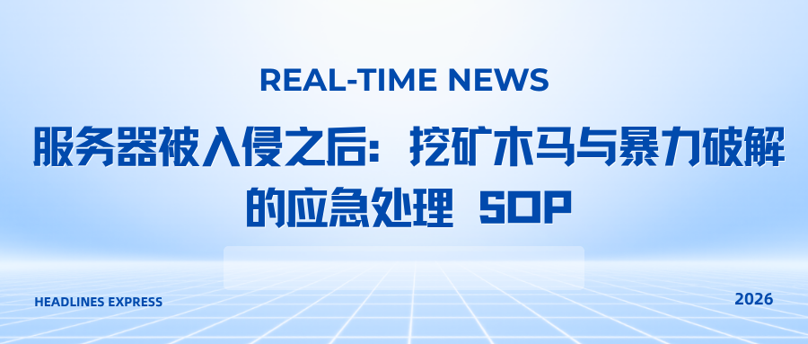 服务器被入侵之后：挖矿木马与暴力破解的应急处理 SOP